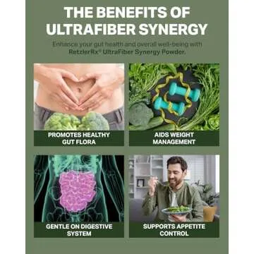 HormoneSynergy Ultra Fiber Lean Powder Supplement - Natural Soluble Propolmannan for Satiety & Digestive Health - Prebiotic Fiber for Bowel Regularity - Gluten-Free, Non-GMO Formula