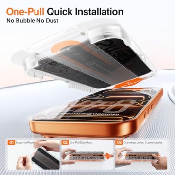 SMARTDEVIL iPhone 17 Pro Max Privacy Screen Protector