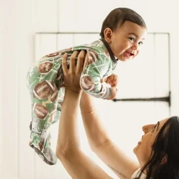 Burt's Bees Baby Boys' Organic Cotton Footed Pajamas