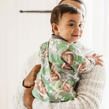 Burt's Bees Baby Boys' Organic Cotton Footed Pajamas