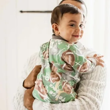 Burt's Bees Baby Boys' Organic Cotton Footed Pajamas