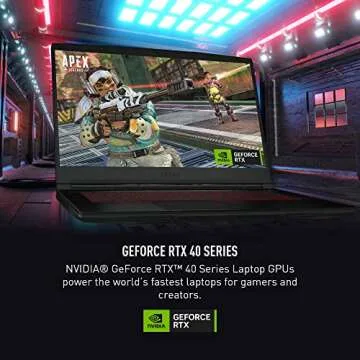 MSI Thin GF63 15.6" 144Hz Gaming Laptop: 12th Gen Intel Core i7, NVIDIA GeForce RTX 4050, 16GB DDR4, 512GB NVMe SSD, Type-C, Cooler Boost 5, Win11 Home: Black 12VE-066US