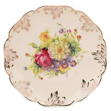 Elegant Foraineam Floral Tea Cup and Saucer Set for Gifts