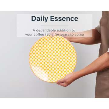 ONEMORE Colorful Dinner Plates Set of 6 - Durable & Safe