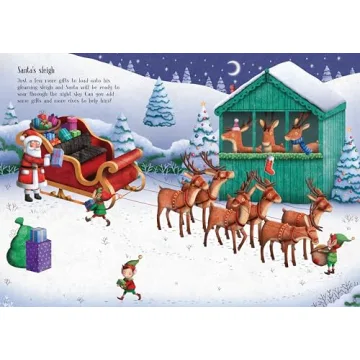 Little Sparkly Christmas Sticker Book for Creative Kids