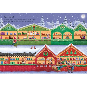 Little Sparkly Christmas Sticker Book for Creative Kids