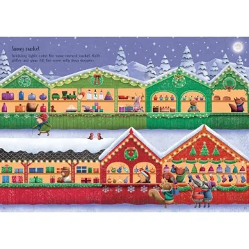 Little Sparkly Christmas Sticker Book for Creative Kids