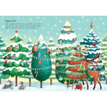 Little Sparkly Christmas Sticker Book for Creative Kids