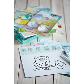 Drawing with Alphabet Learning Letters Tracing ABC Handwriting Toys Set Educational Game Birthday Gift for Preschool Activities Girl Boy 3-6 Years Old Kids