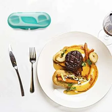 AOCEAN Dental Floss Picks - Travel Floss with Toothpicks - Professional Threader Flossers with 4 Storage Cases - Ideal for Family Hotel and High-Toughness Travel (40Pcs)