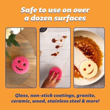 Scrub Daddy Scrub Mommy Sponges with Daddy Caddy 6ct