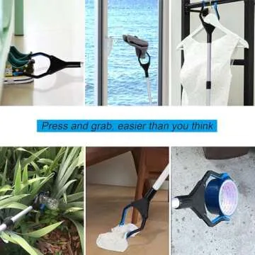 2-Pack Grabber Reacher Tool for Easy Cleanup and Access