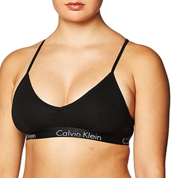 Calvin Klein Lightly Lined Black Bralette Comfort