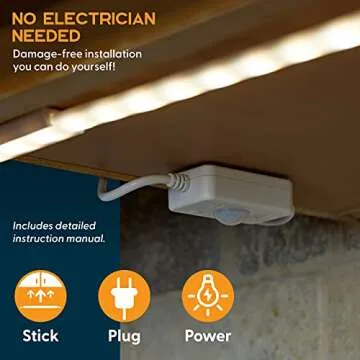 Power Practical Under Cabinet LED Light Kit for Kitchens