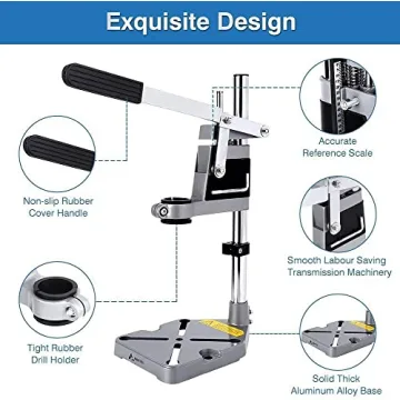 GOTOTOP Adjustable Desktop Drill Press for Precision Projects