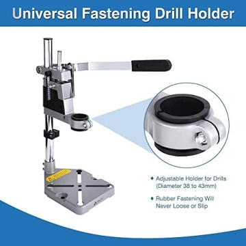 GOTOTOP Adjustable Desktop Drill Press for Precision Projects