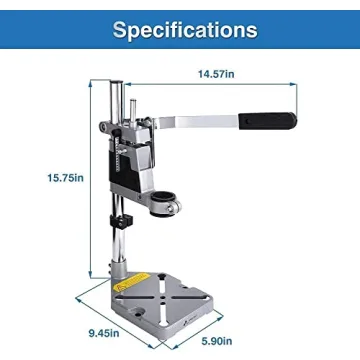 GOTOTOP Adjustable Desktop Drill Press for Precision Projects