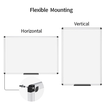 VIZ-PRO 48 x 36 Inch Whiteboard for Office and Home