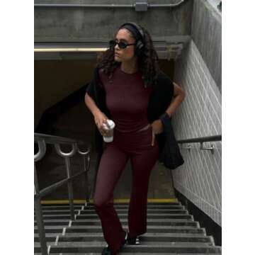 AYWA Women's 2 Piece Lounge Set for Comfort and Style