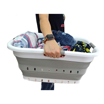 SAMMART 41L Collapsible Laundry Baskets Space-Saving Durable