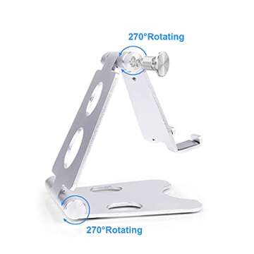 KSWLLO Foldable Cell Phone Stand for Smartphones & Tablets