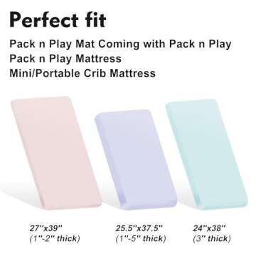 Pro Goleem Muslin Pack n Play Sheets for Boys and Girls, Soft Breathable Cotton Fitted Mini Crib Sheets, Neutral Baby Sheets for Playard Mattress, 1 Pack (Black)