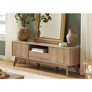 Mopio Brooklyn Mid-Century Modern TV Stand for TVs up to 50”