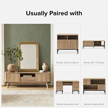 Mopio Brooklyn Mid-Century Modern TV Stand for TVs up to 50”