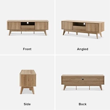 Mopio Brooklyn Mid-Century Modern TV Stand for TVs up to 50”