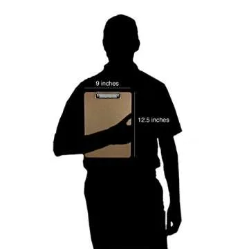 Trade Quest Clipboard (Pack of 6) Letter Size Low Profile Clip Hardboard