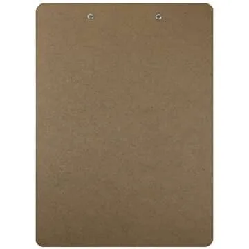 Trade Quest Clipboard (Pack of 6) Letter Size Low Profile Clip Hardboard