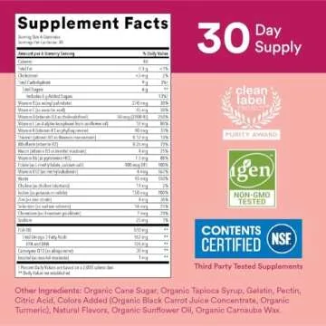 Smarty Pants Women's Complete Gummy Vitamins: Multivitamin, CoQ10 & Omega 3 Fish Oil (DHA/EPA Fatty Acids), 180 Count - (2-Pack) Total 360 Count