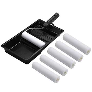 Versatile Foam Paint Roller Set for Ultra-Smooth Finishes