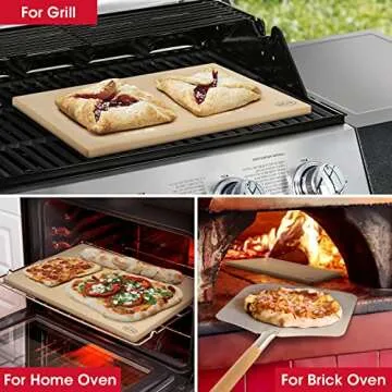 Unicook 22 Inch Extra Large Pizza Stone for Perfect Baking
