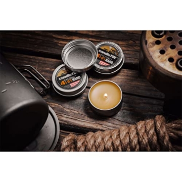 Exotac candleTIN Nano Beeswax Tealight Candles Pack of 3