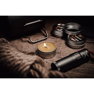 Exotac candleTIN Nano Beeswax Tealight Candles Pack of 3