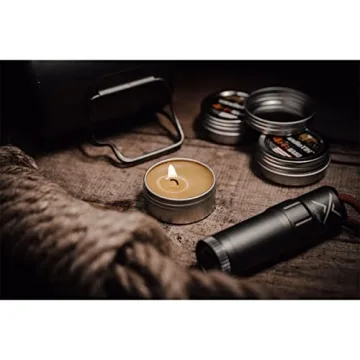 Exotac candleTIN Nano Beeswax Tealight Candles Pack of 3