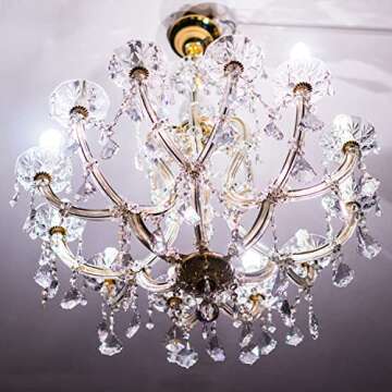 Jishi 30pk Angel Christmas Tree Decorations Ornaments, Hanging Acrylic Crystal Angel Ornaments for Christmas Tree Indoor Christian Religious Home Decor, Birthday Wedding Party Decoration Supplies Bulk