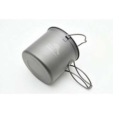 TOAKS Titanium 1100ml Pot with Bail Handle