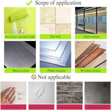 LACQWO Magnetic Chalkboard Contact Paper for Wall 46.3"x18" Self Adhesive Magnetic Wall Board Sticker with 12 Colors Liquid Chalk and 53 Magnetic Letters for Kids, Black Chalk Board Wallpaper Roll