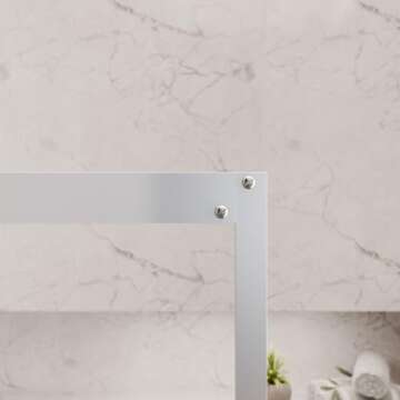 Squid Stick-On Bathtub Door | Shower Curtain Alternative | Easy Installation, Scratch-Resistant, Removeable, Leak-Proof, Acrylic BPA-Free & Non-Toxic