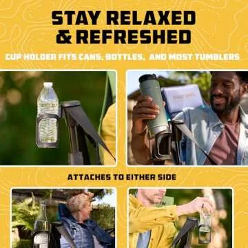 Wise Owl Outfitters Ultimate Comfort Camping Hammock Chair - Adjustable Height, Backrest, and Padded Seat - Perfect for Short & Tall Adventurers - Green