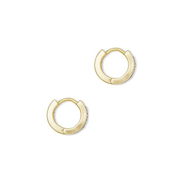 Kendra Scott Jack Huggie Earrings in Gold and Crystal