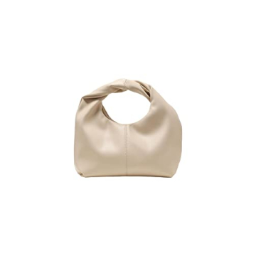 Verdusa Women's Elegant Ruched Mini Handbag Apricot Pouch