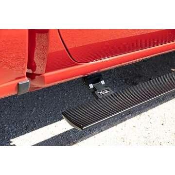 Rough Country Power Running Boards with LED Step Lights for Chevy Silverado/GMC Sierra 1500/2500HD/3...