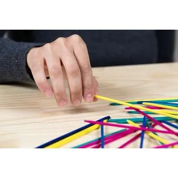 Pressman Giant Pick Up Sticks - Classic Game from Yesterday That's Fun Today , Yellow , One Size Fits All