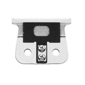 Andis T-Blade Replacement for T-Outliner, GTO, GO, and SLS Trimmers - Close Cutting, Zero Gapped, Silver