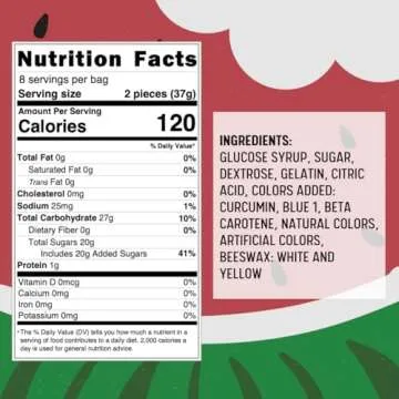 Efrutti Watermelon Splash (8 Count) Fruity Jelly Gummies, Eyeball Gummy, Plannet gummi TikTok, Individually Wrapped Soft Juicy and Sour Splash Liquid Center