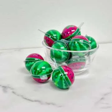 Efrutti Watermelon Splash (8 Count) Fruity Jelly Gummies, Eyeball Gummy, Plannet gummi TikTok, Individually Wrapped Soft Juicy and Sour Splash Liquid Center