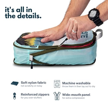 Compression Packing Cubes for Efficient Travel Organization